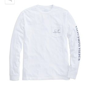 Vineyard Vines Long Sleeve Pocket Tee